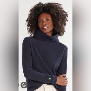 Dudley Stephens Park Slope Turtleneck in Vello Fleece
